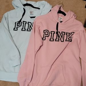 2 Pink hoodies